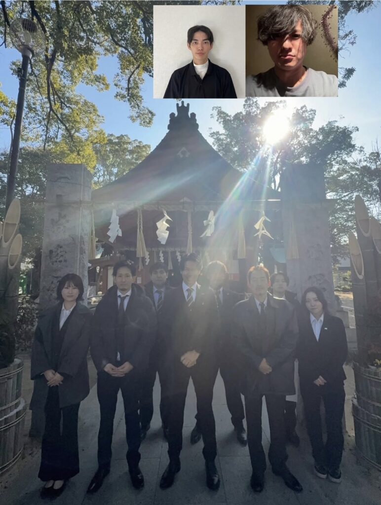 ご祈祷に行った際の集合写真